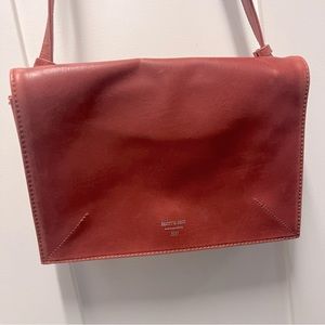 Matt&Nat burnt orange vegan leather cross body purse